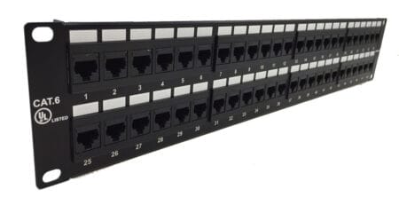 48 Port Cat6 Copper Patch panel