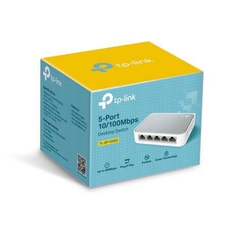 TP-Link 5-port 10/100Mbps Desktop Switch - TL-SF1005D