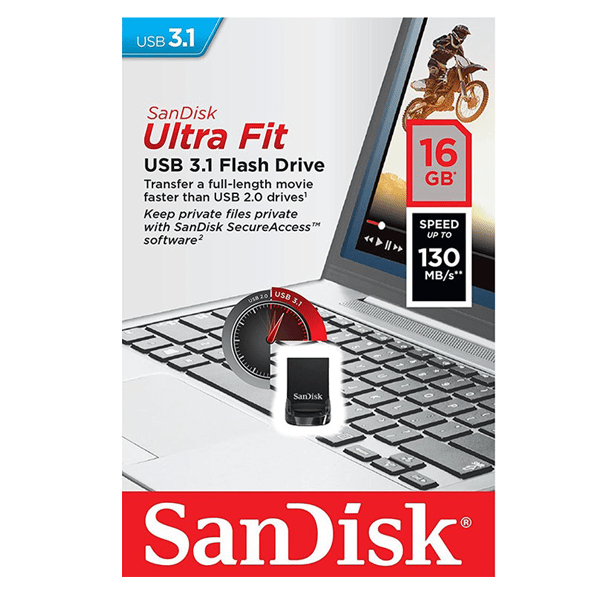 SanDisk Ultra 16GB 3.1 USB Flash Drive